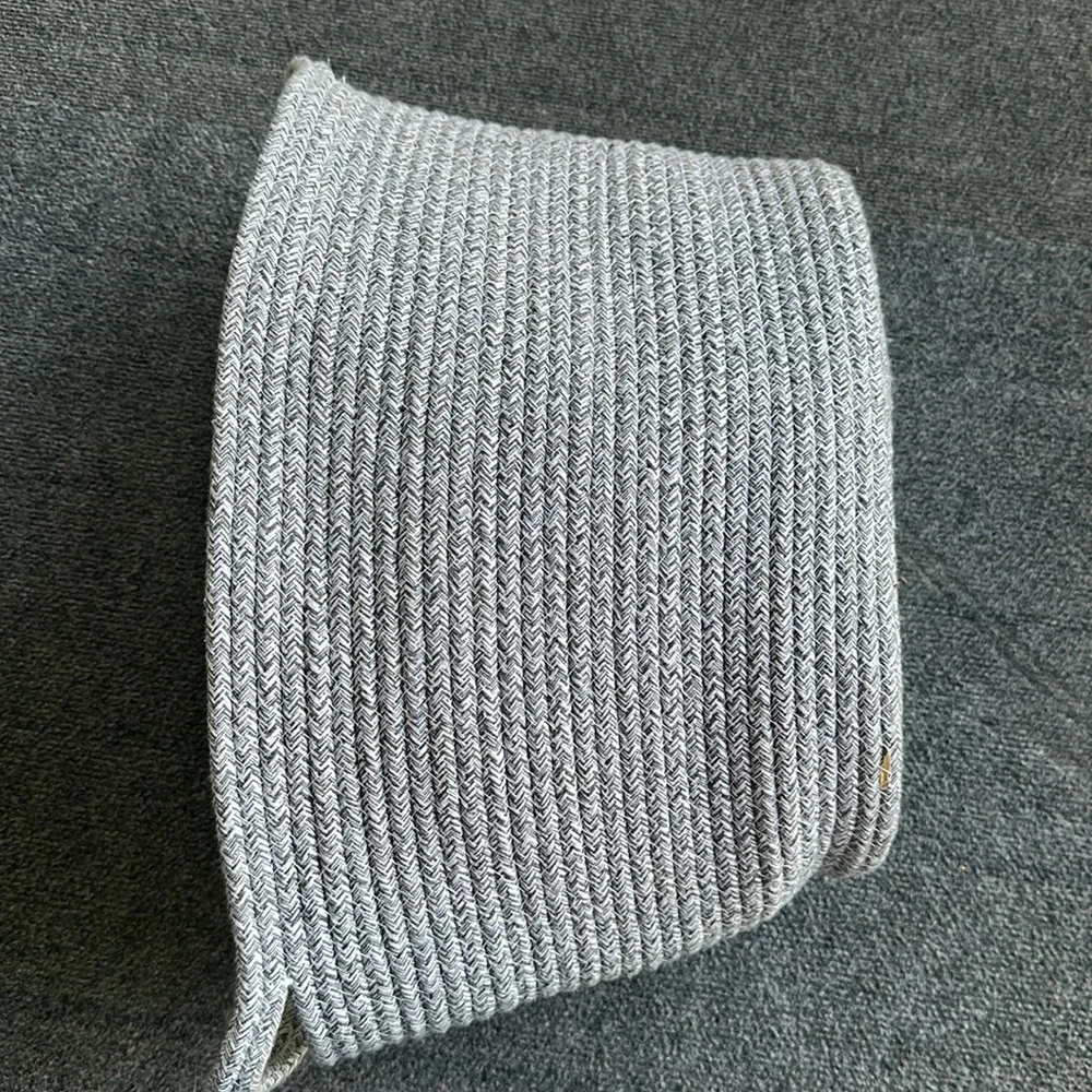 Gray Woven Storage Basket